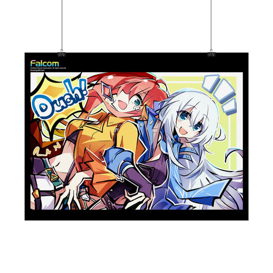 The Legend of Heroes: Trails beyond the Horizon - Judith and Shizuna Stretch - Officially Licensed Premium Art Print