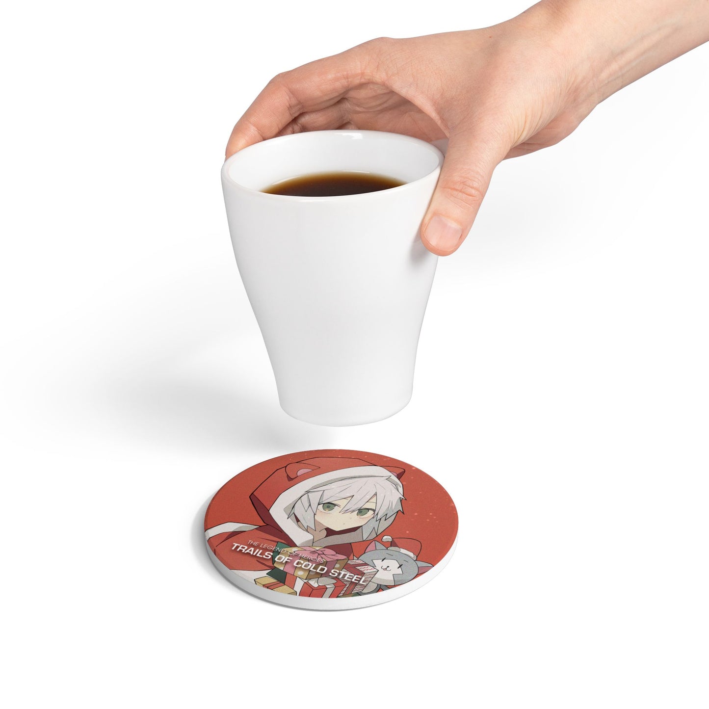 The Legend of Heroes: Trails of Cold Steel Officially Licensed Christmas Coaster — Fie Claussell and Mishy