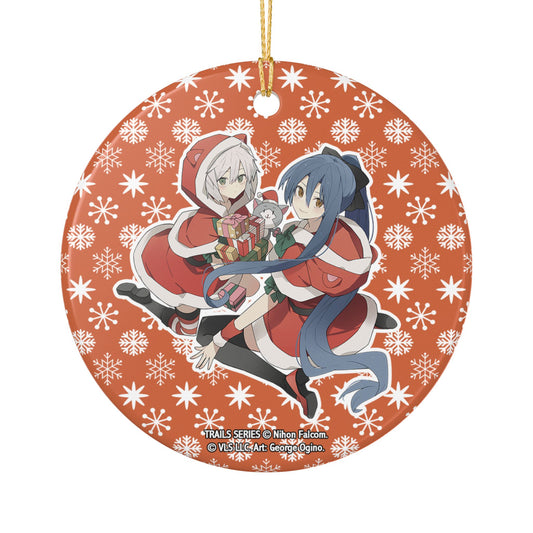 The Legend of Heroes: Trails of Cold Steel Officially Licensed Christmas Ornament — Fie Clausell and Laura S. Arseid