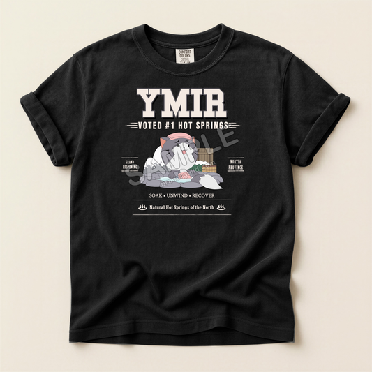 Trails Series Officially Licensed Ymir Mishy Hot Springs T-Shirt