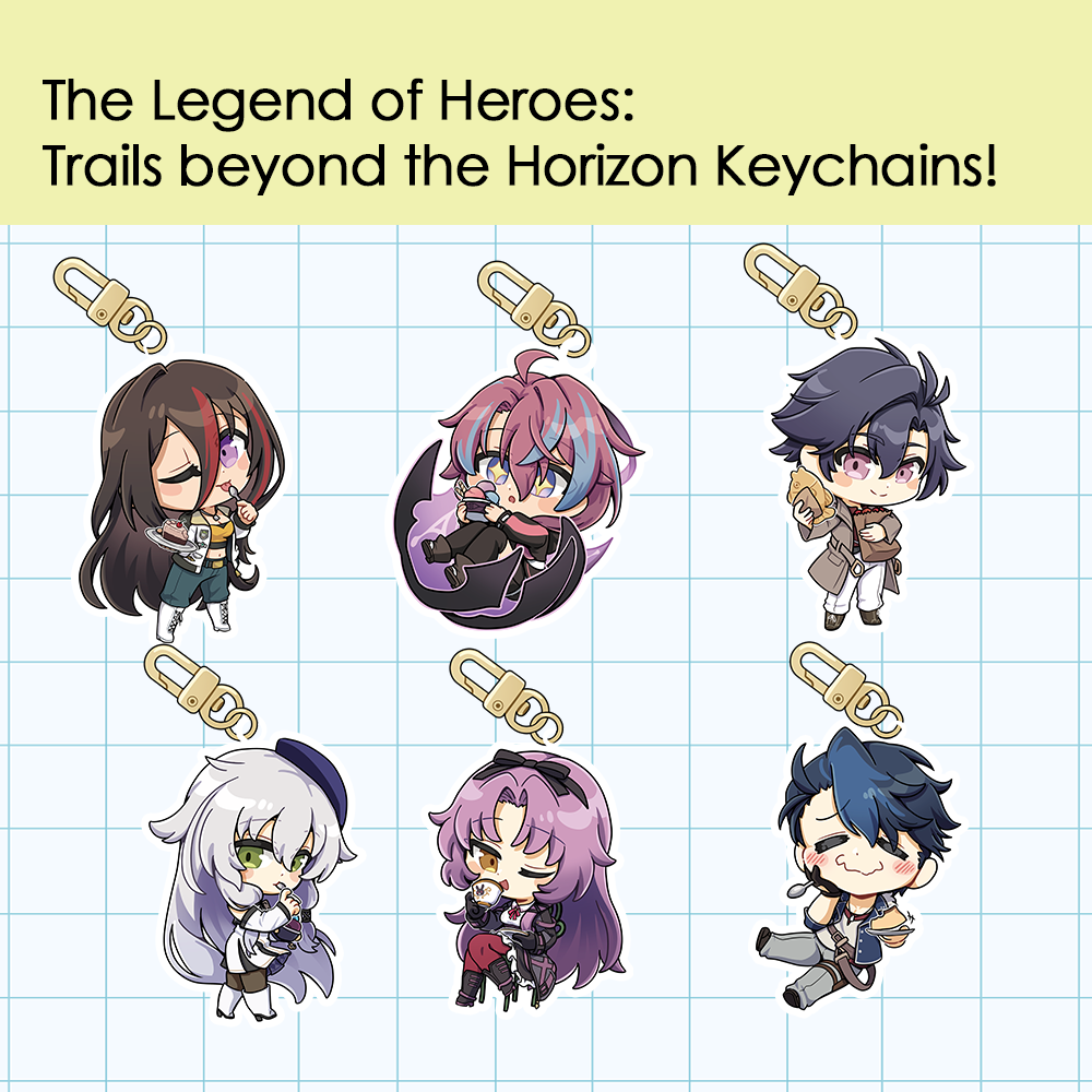 (PRE-ORDER) The Legend of Heroes: Trails beyond the Horizon Acrylic Keychains