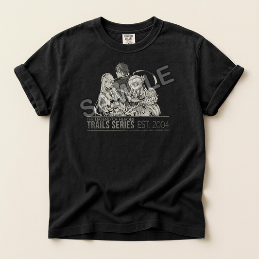 The Legend of Heroes: Trails through Daybreak Trails 20th Anniversary Shirt (Monochrome)
