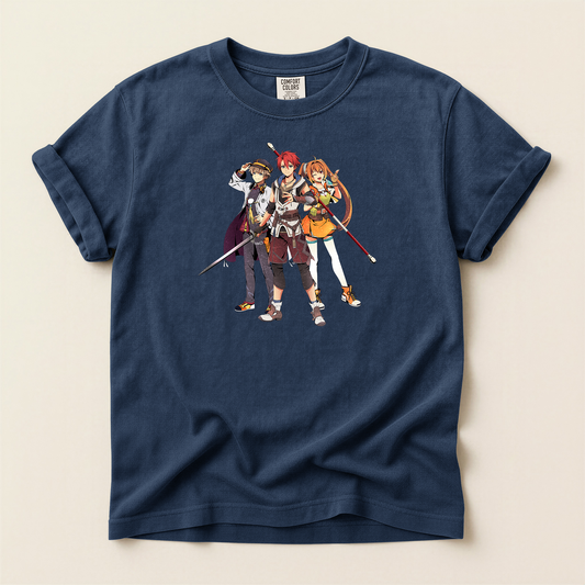 Nihon Falcom 45th Anniversary T-Shirt: Key Art