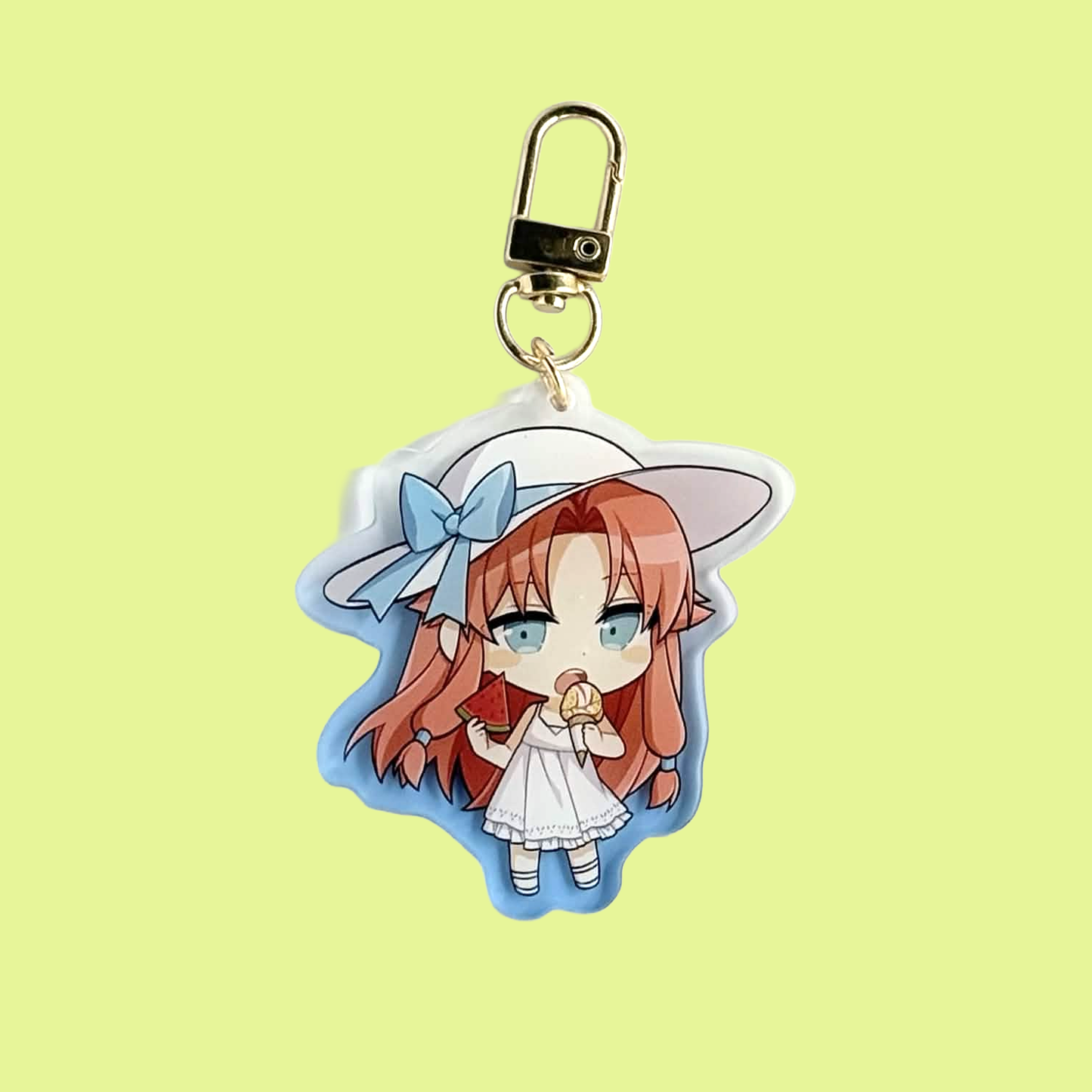 Trails in the Sky Summer Ries Argent Keychain