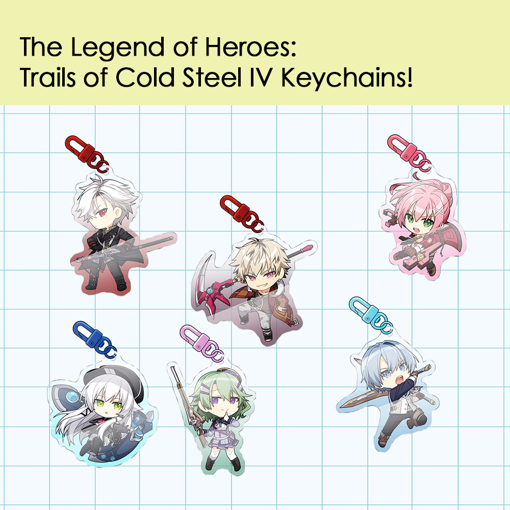 (PRE-ORDER) The Legend of Heroes: Trails of Cold Steel IV Acrylic Keychains