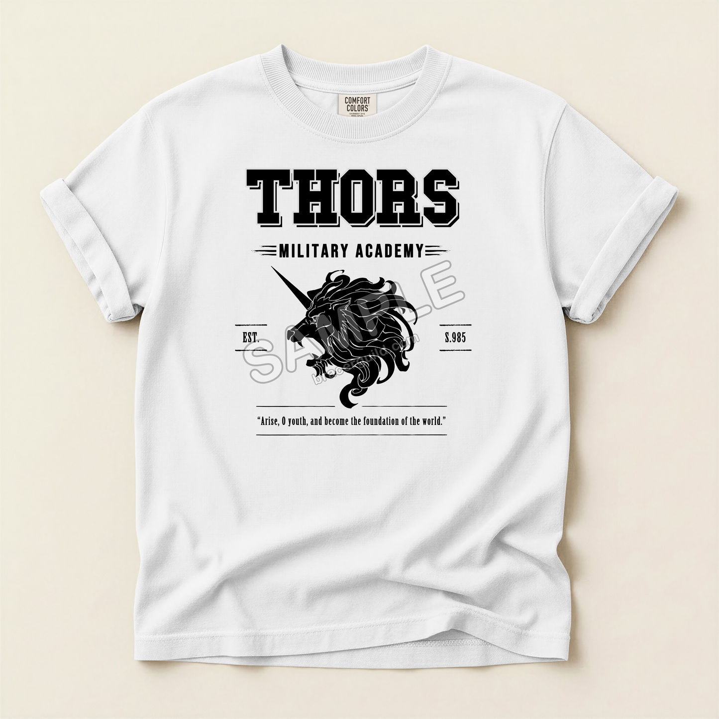 Trails Series Officially Licensed Thors Military Academy T-Shirt