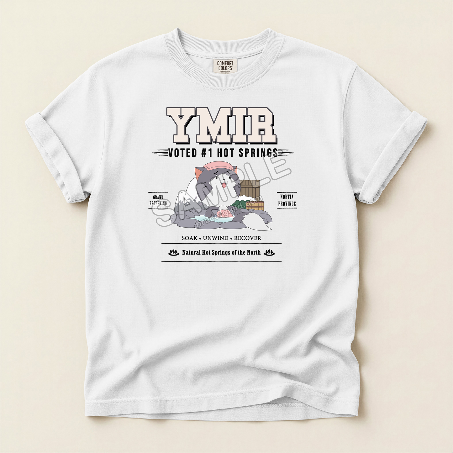 Trails Series Officially Licensed Ymir Mishy Hot Springs T-Shirt