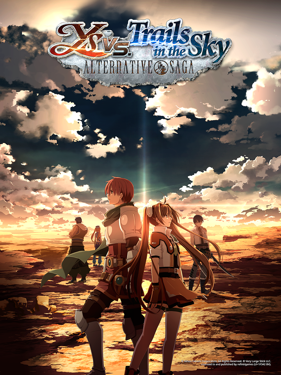 Upon the Barren Cliffs - Ys vs. Trails in the Sky: Alternative Saga Official Art Print