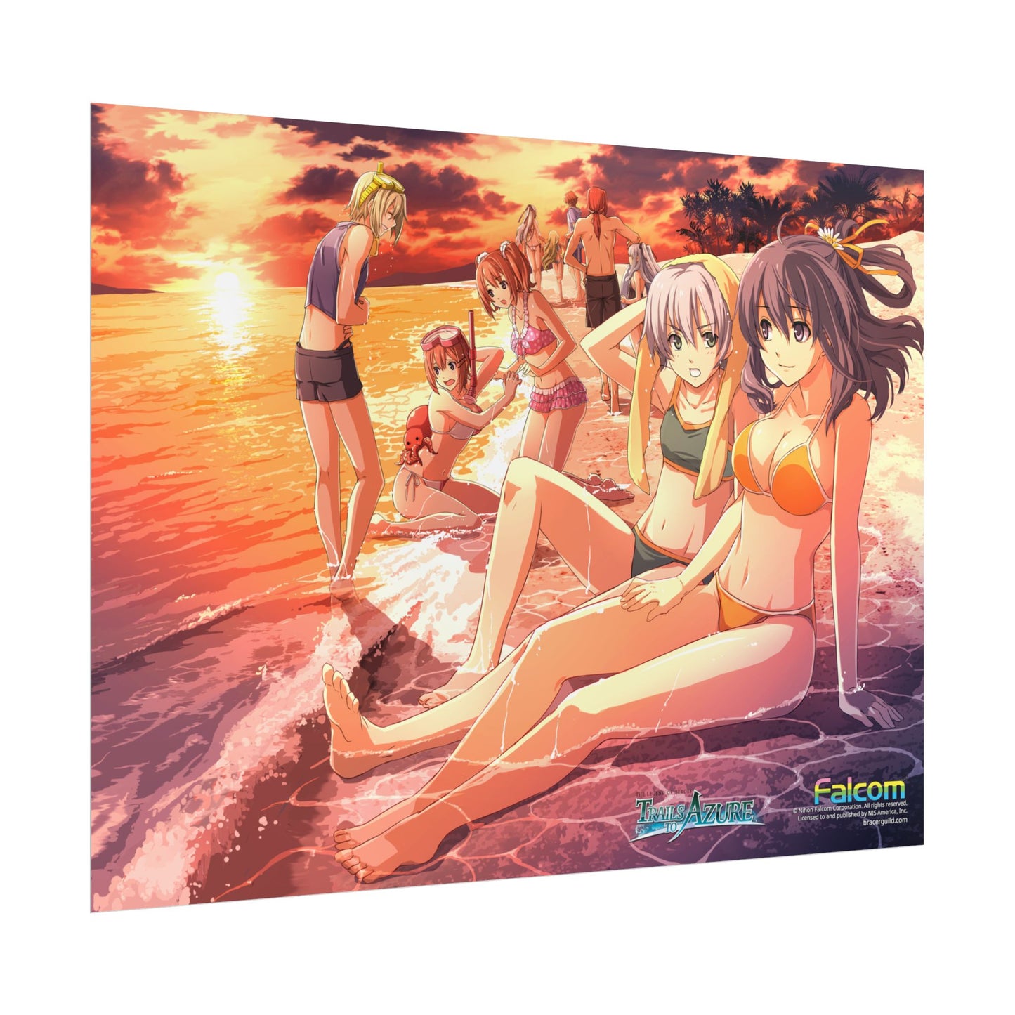The Legend of Heroes: Trails to Azure -  Sunset on the Beach - Officially Licensed Premium Art Print