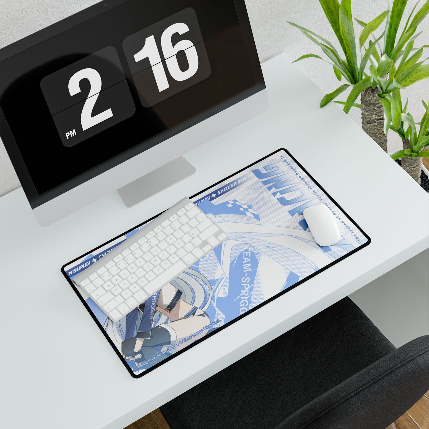 The Legend of Heroes: Trails through Daybreak II Officially Licensed 23.6" x 13.8" Rubber Desk Mat-- Shizuna Rem Misurugi Z1 Outfit