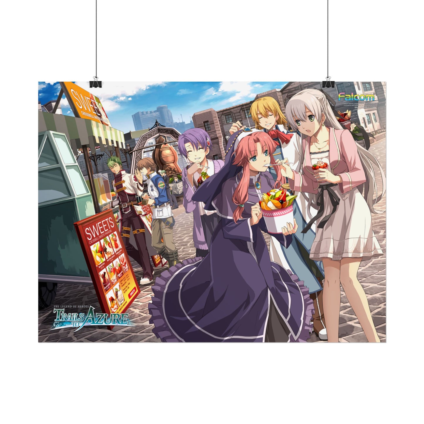 The Legend of Heroes: Trails to Azure -  Getting Some Sweets - Officially Licensed Premium Art Print