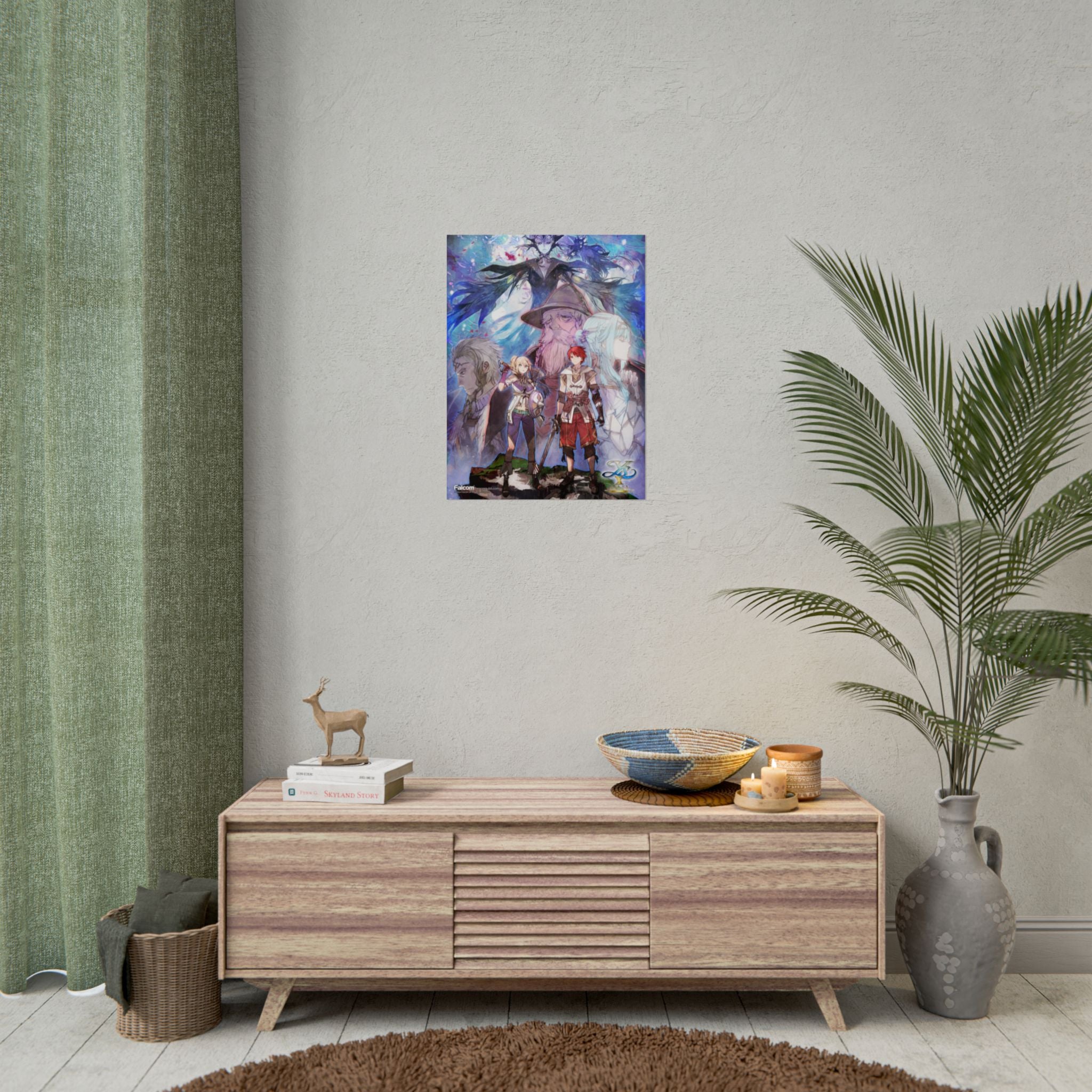 Ys X: Proud Nordics Officially Licensed Art Print - Game Cover