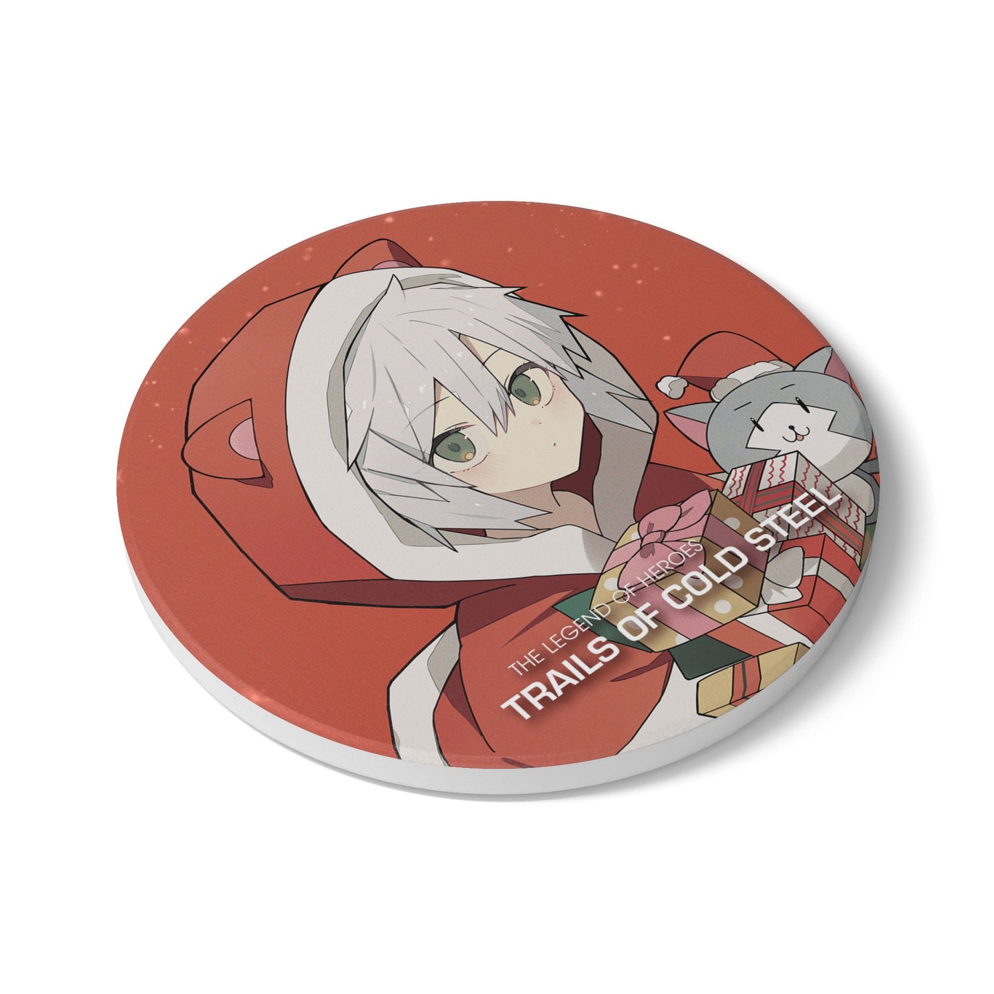 The Legend of Heroes: Trails of Cold Steel Officially Licensed Christmas Coaster — Fie Claussell and Mishy