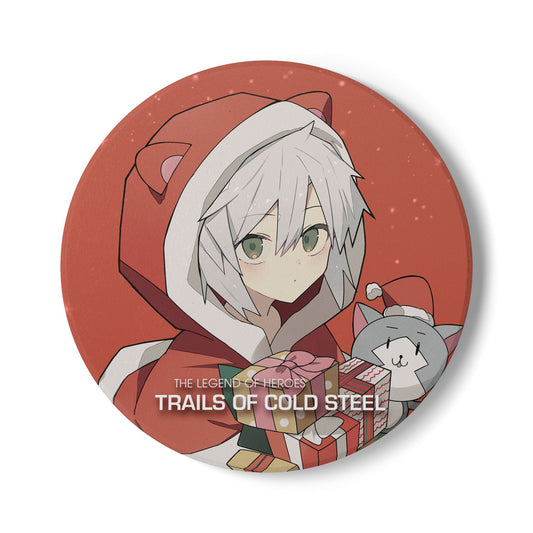 The Legend of Heroes: Trails of Cold Steel Officially Licensed Christmas Coaster — Fie Claussell and Mishy