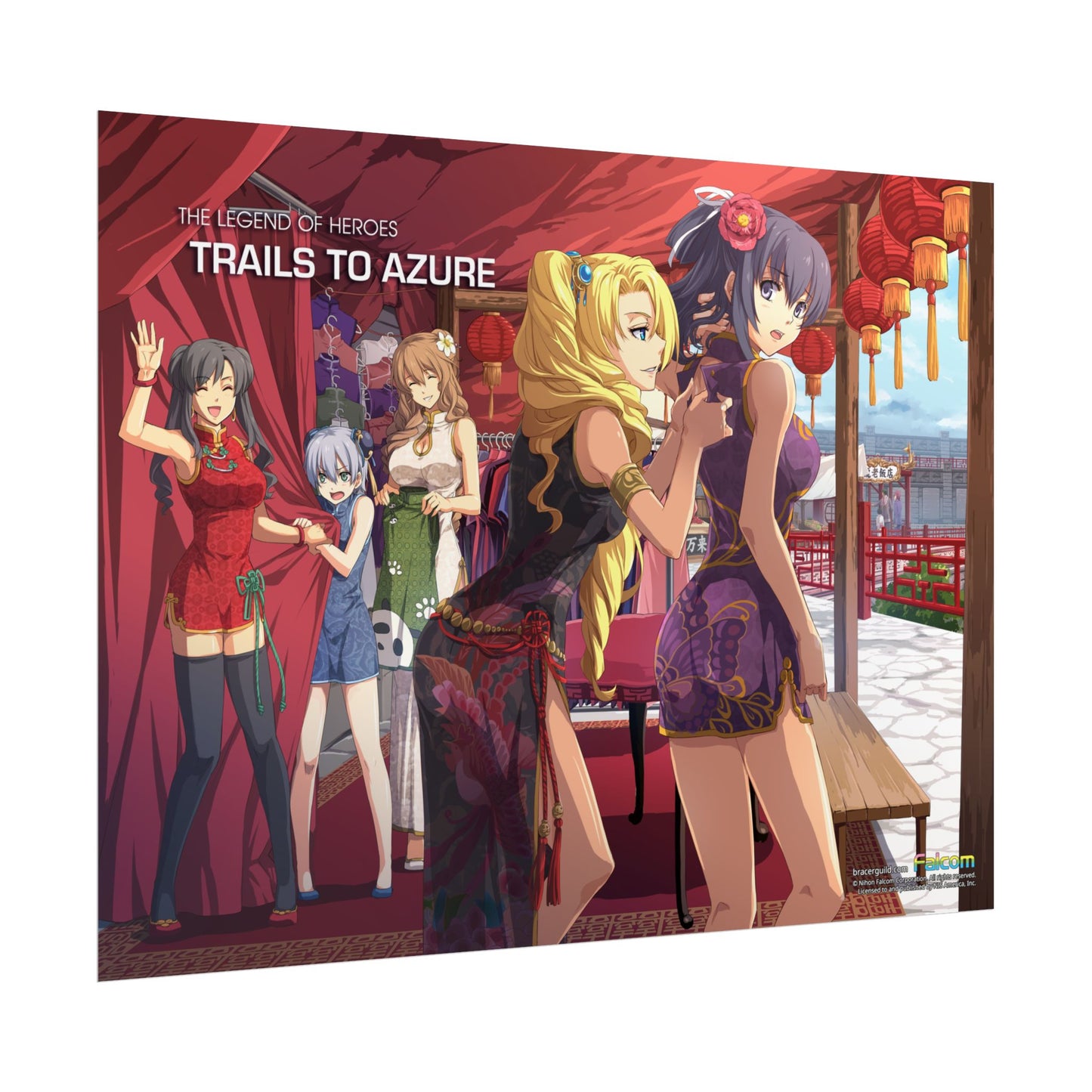 The Legend of Heroes: Trails to Azure -  Lunar New Year on East Street - Officially Licensed Premium Art Print