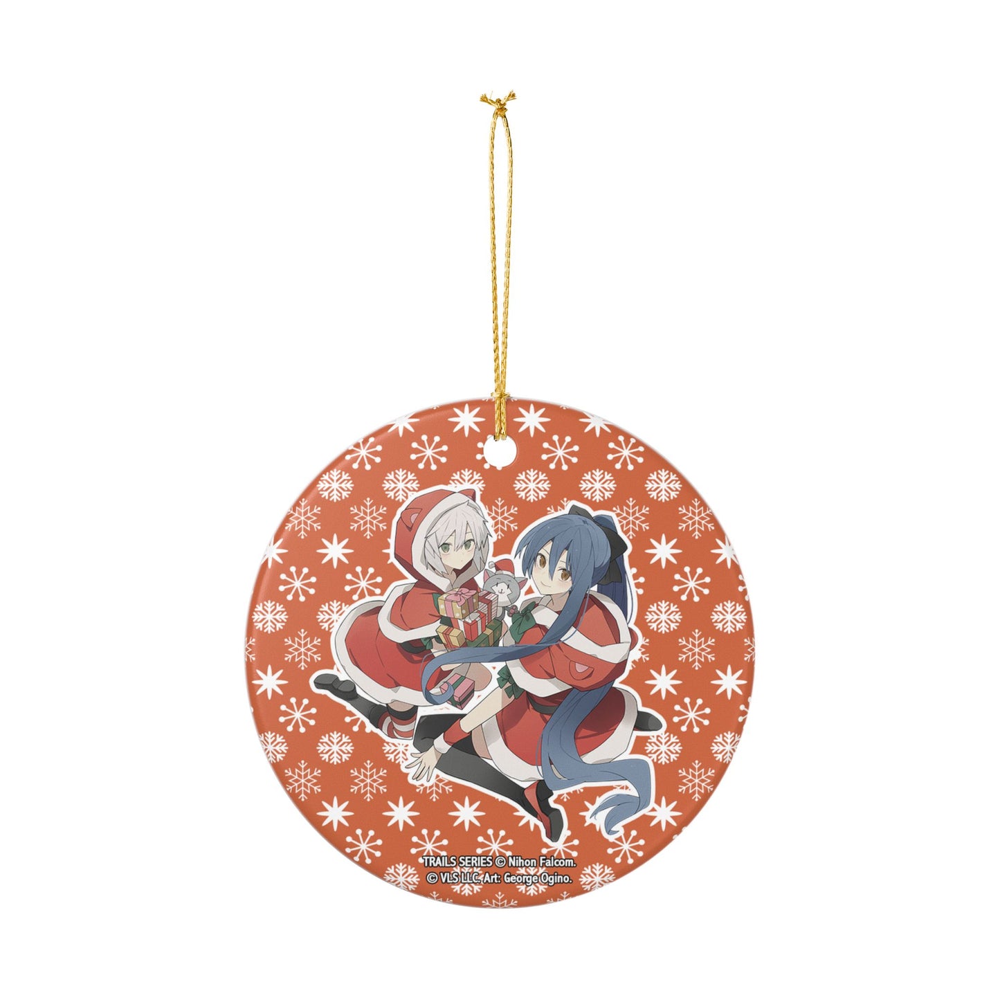 The Legend of Heroes: Trails of Cold Steel Officially Licensed Christmas Ornament — Fie Clausell and Laura S. Arseid