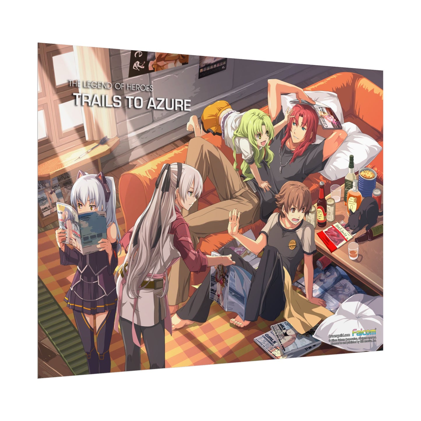 The Legend of Heroes: Trails to Azure -  A Warning Against Pulling All Nighters On The Weekend - Officially Licensed Premium Art Print