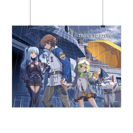 The Legend of Heroes: Trails to Azure -  It said only a 30 Percent Chance For Rain - Officially Licensed Premium Art Print