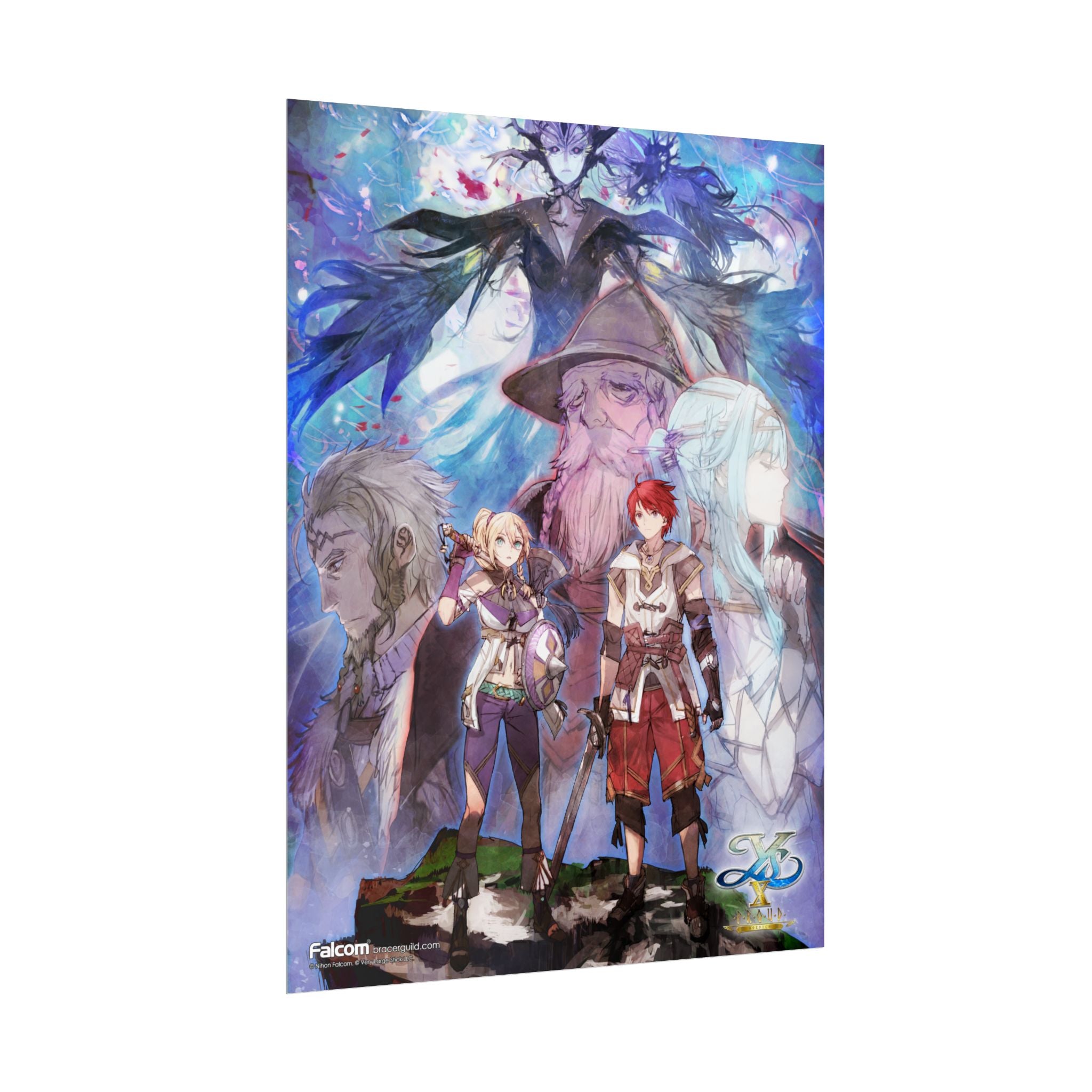 Ys X: Proud Nordics Officially Licensed Art Print - Game Cover