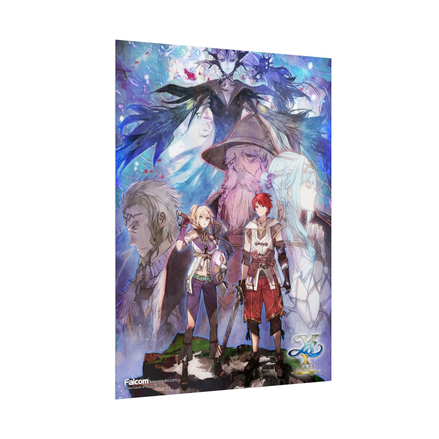 Ys X: Proud Nordics Officially Licensed Art Print - Game Cover