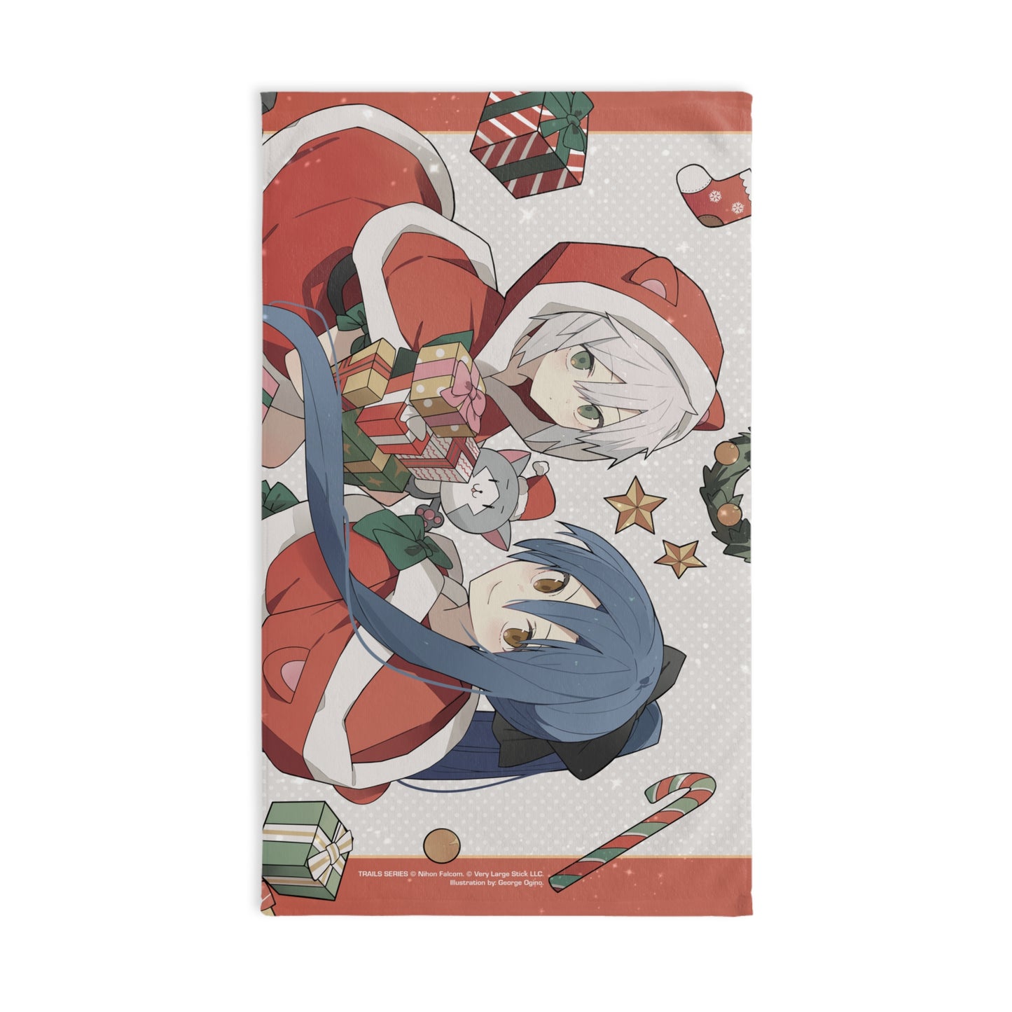 The Legend of Heroes: Trails of Cold Steel Officially Licensed Christmas Hand Towel — Fie Clausell and Laura S. Arseid