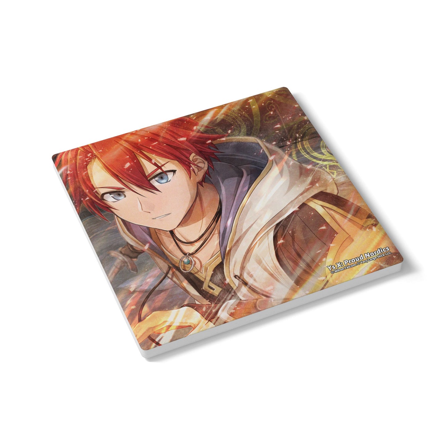 Ys X: Proud Nordics Officially Licensed Ceramic Square Coaster -- Adol Christin