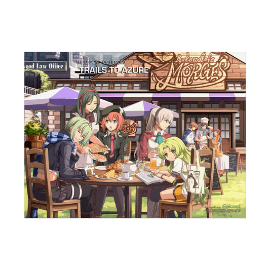 The Legend of Heroes: Trails to Azure -  A Late Lunch on the Cafe's Terrace - Officially Licensed Premium Art Print