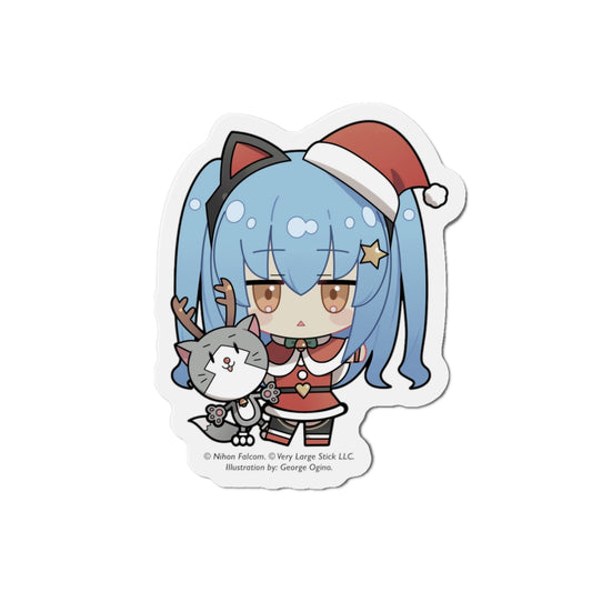 The Legend of Heroes Fridge Magnet - Santa Tio Plato and Reindeer Mishy