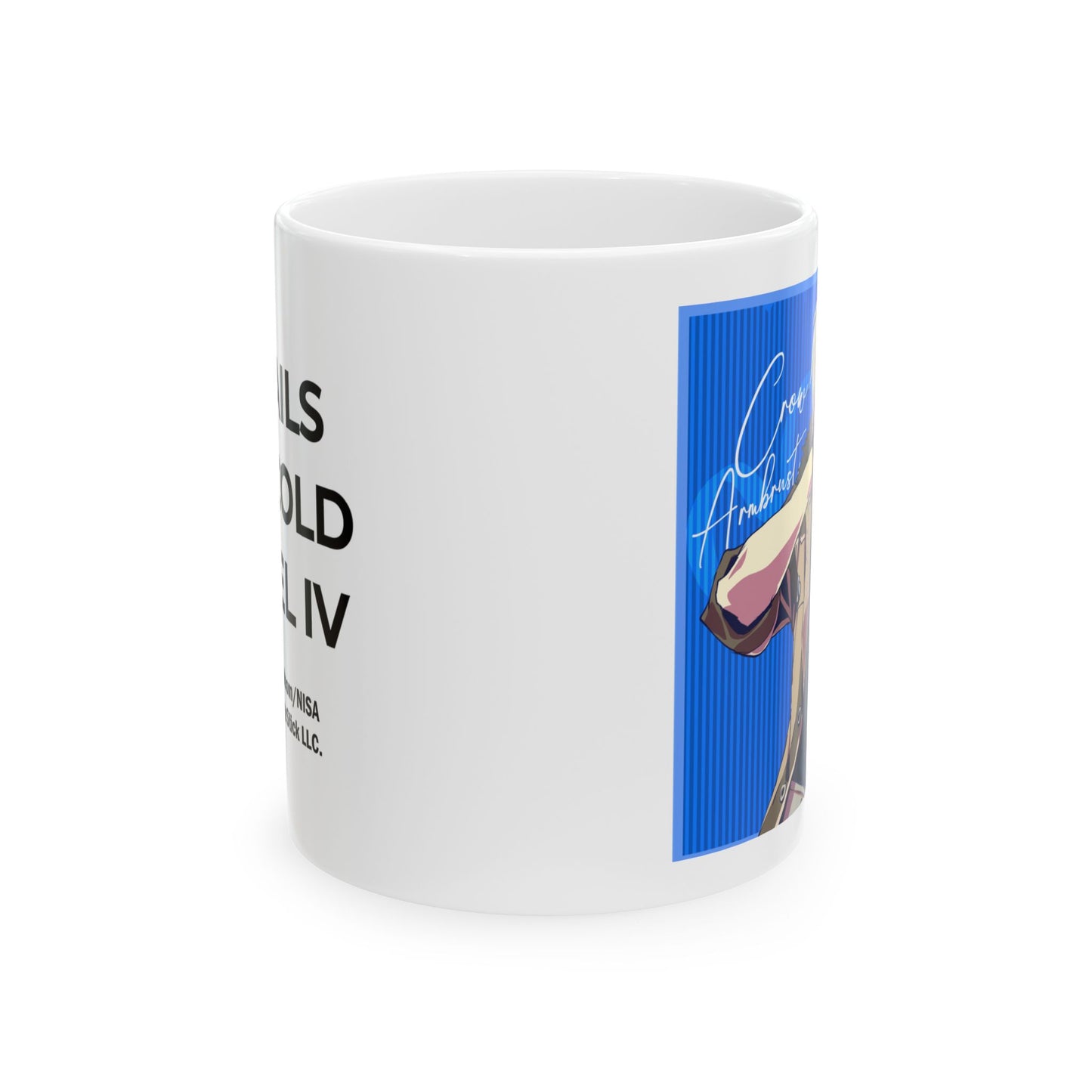 The Legend of Heroes: Trails of Cold Steel IV Valentine's Mug -- Crow Armbrust
