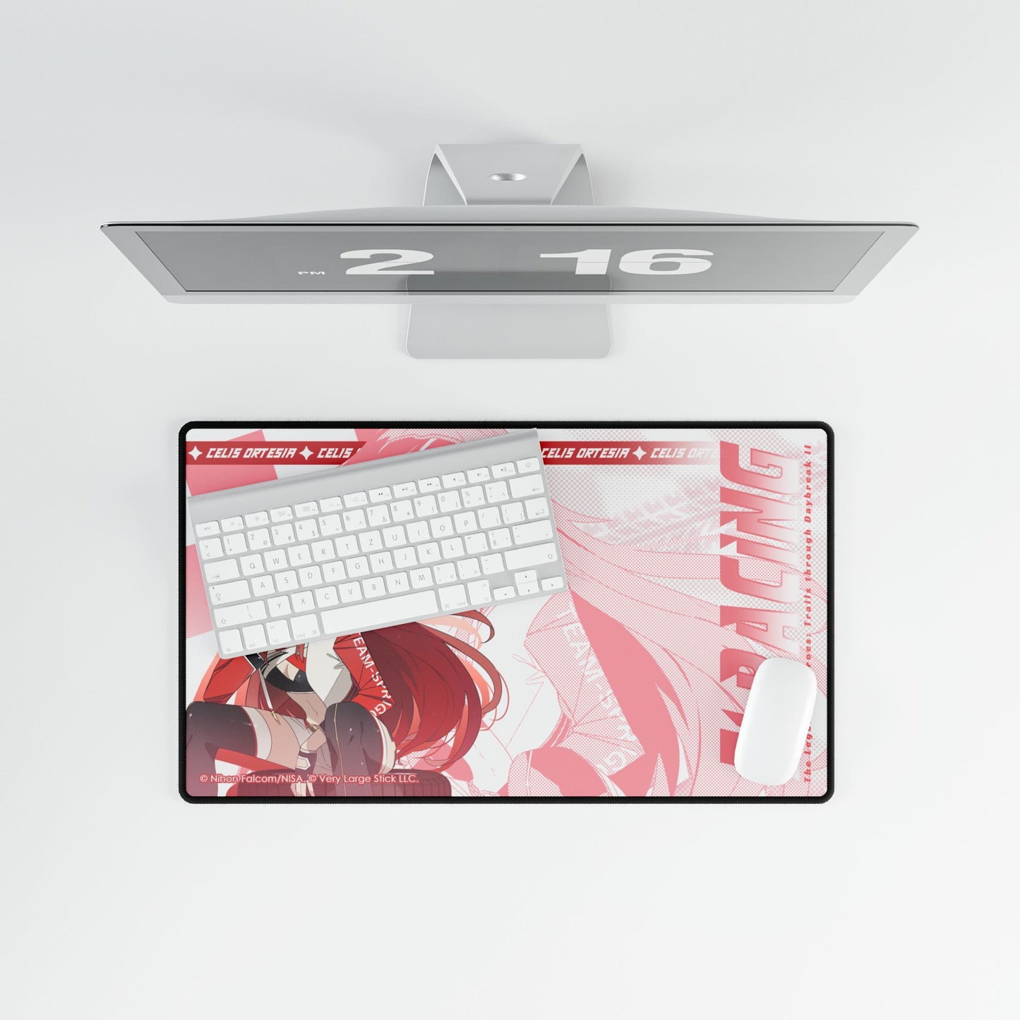 The Legend of Heroes: Trails through Daybreak II Officially Licensed 23.6" x 13.8" Rubber Desk Mat-- Celis Ortesia Z1 Outfit