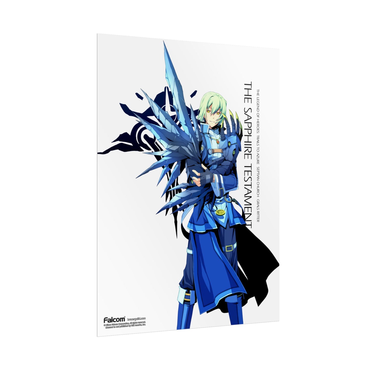 The Legend of Heroes: Trails to Azure -  The Sapphire Testament - Officially Licensed Premium Art Print