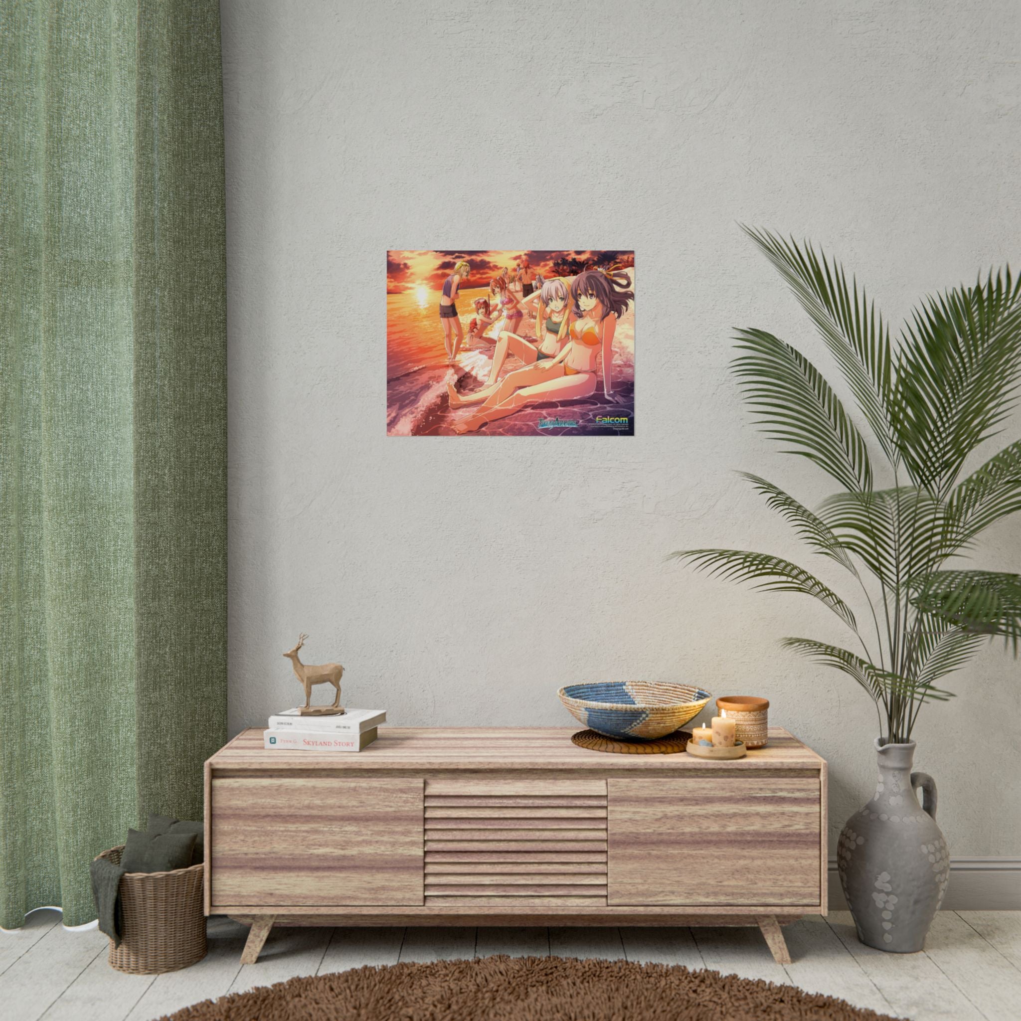 The Legend of Heroes: Trails to Azure -  Sunset on the Beach - Officially Licensed Premium Art Print