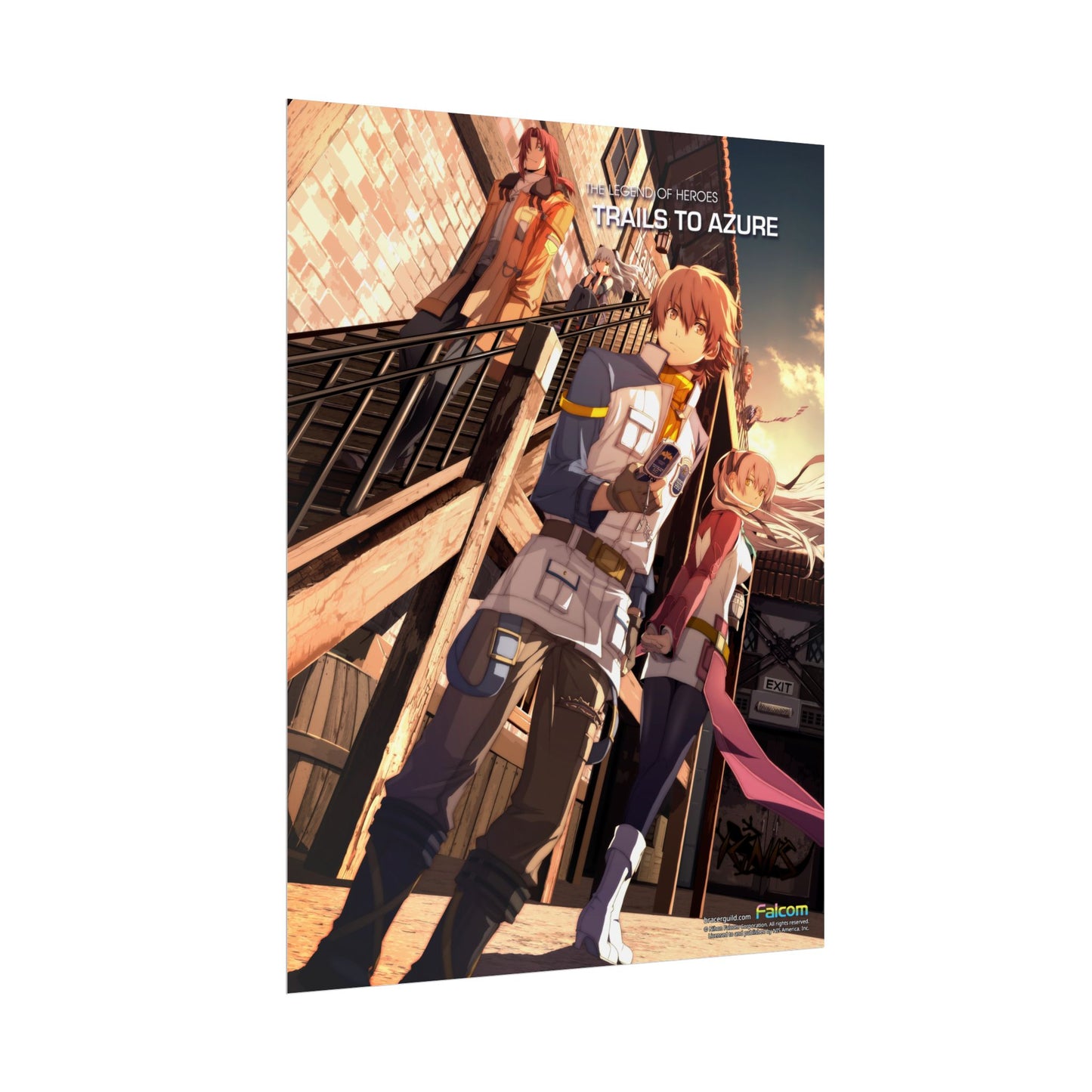 The Legend of Heroes: Trails to Azure -  The City at Sundown - Officially Licensed Premium Art Print