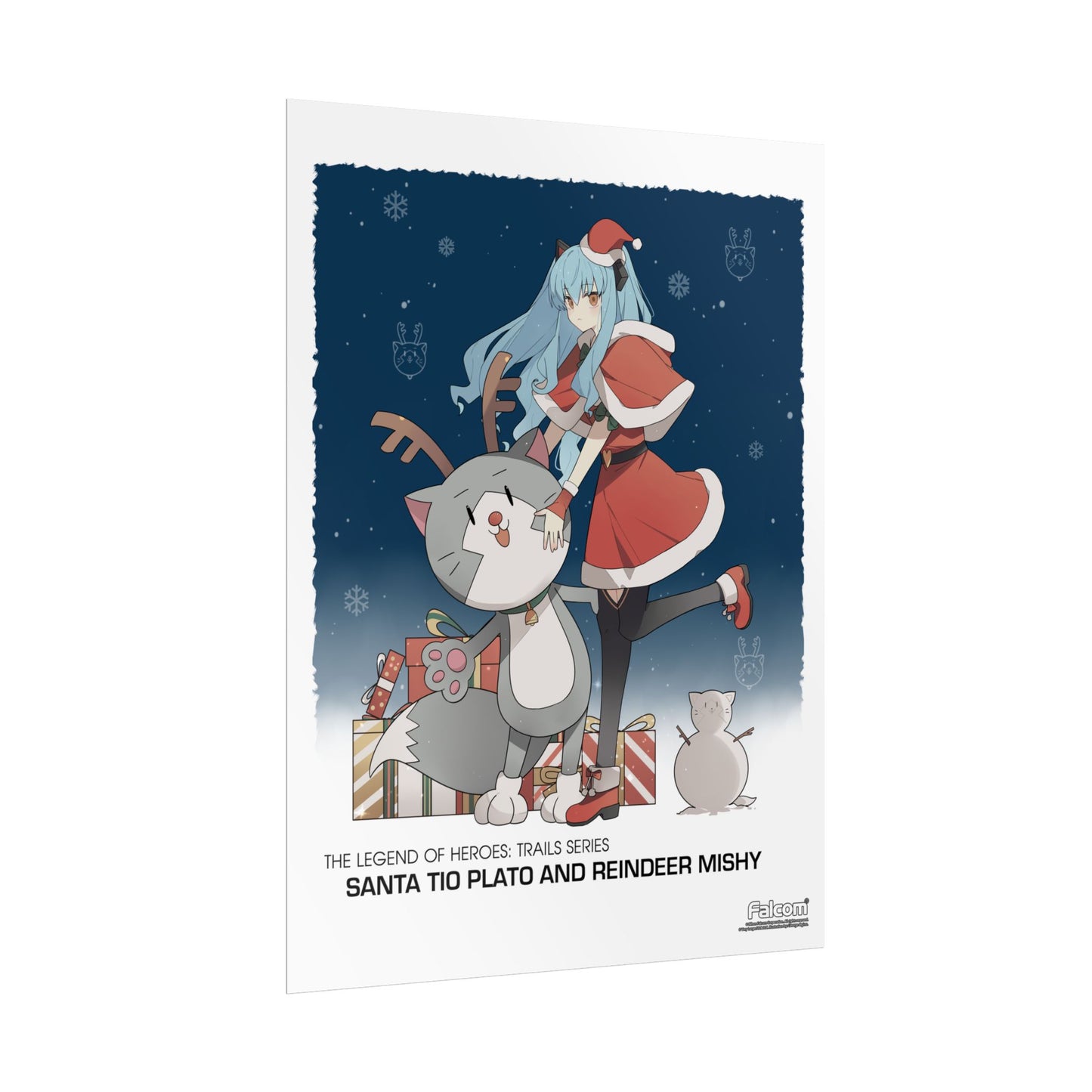 The Legend of Heroes: Trails Series - Santa Tio Plato and Reindeer Mishy - Officially Licensed Premium Art Print