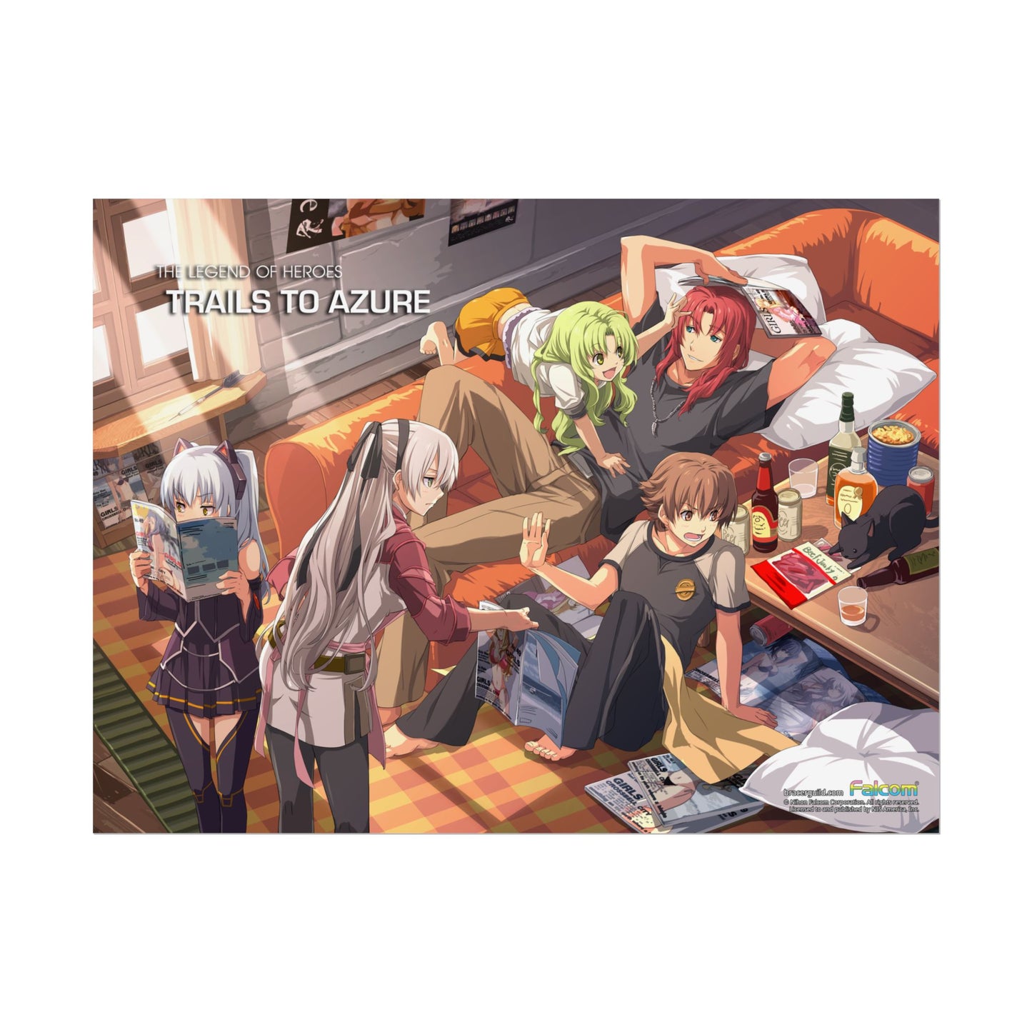 The Legend of Heroes: Trails to Azure -  A Warning Against Pulling All Nighters On The Weekend - Officially Licensed Premium Art Print