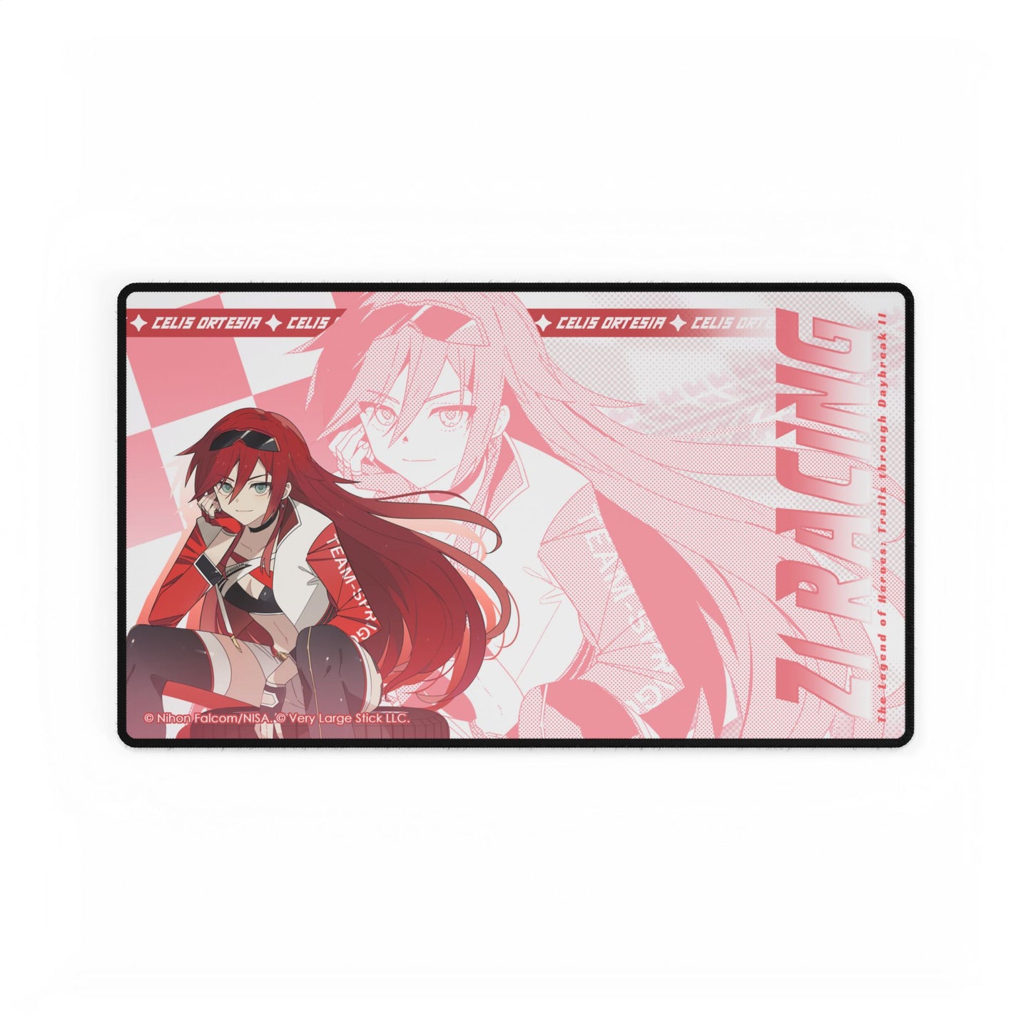 The Legend of Heroes: Trails through Daybreak II Officially Licensed 23.6" x 13.8" Rubber Desk Mat-- Celis Ortesia Z1 Outfit