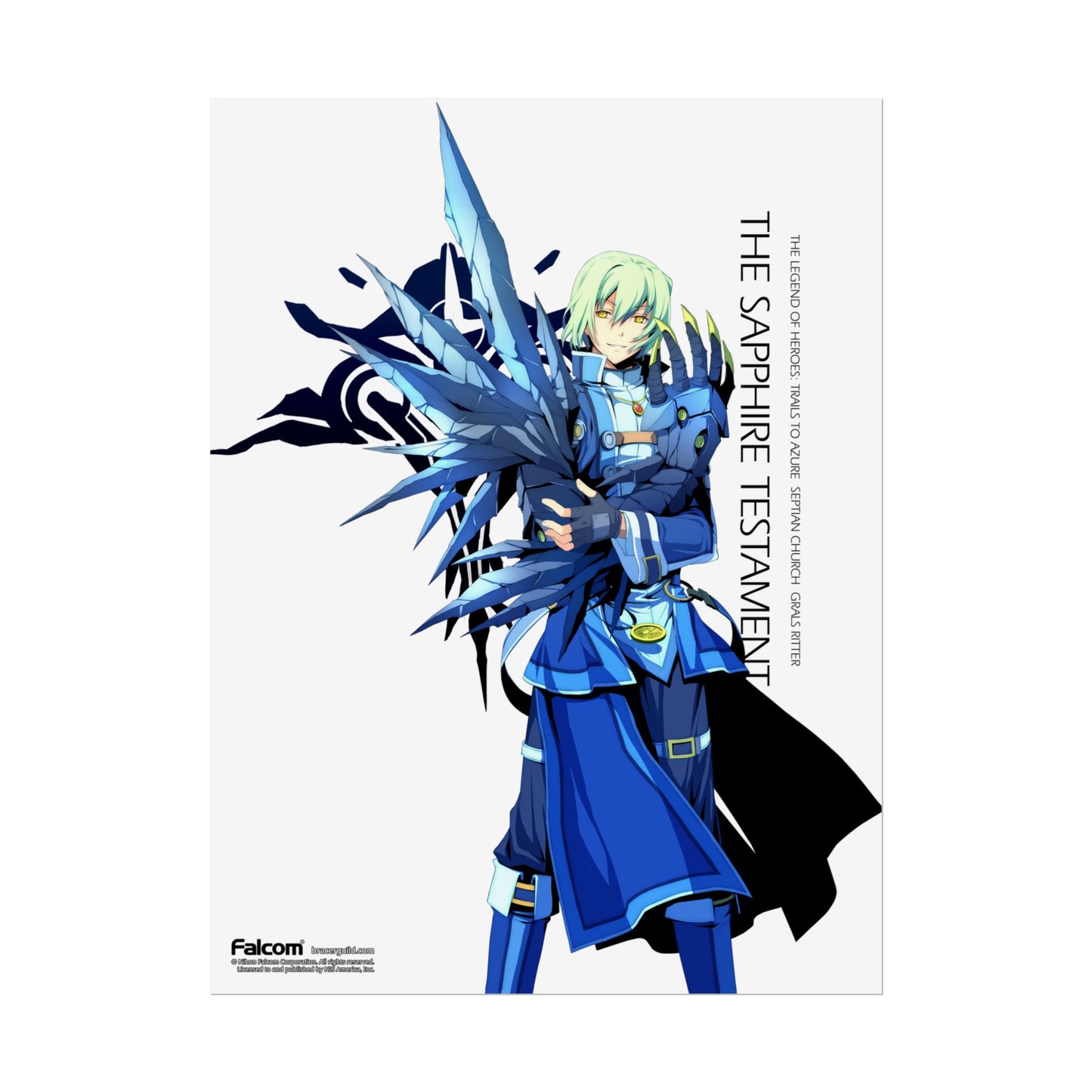 The Legend of Heroes: Trails to Azure -  The Sapphire Testament - Officially Licensed Premium Art Print