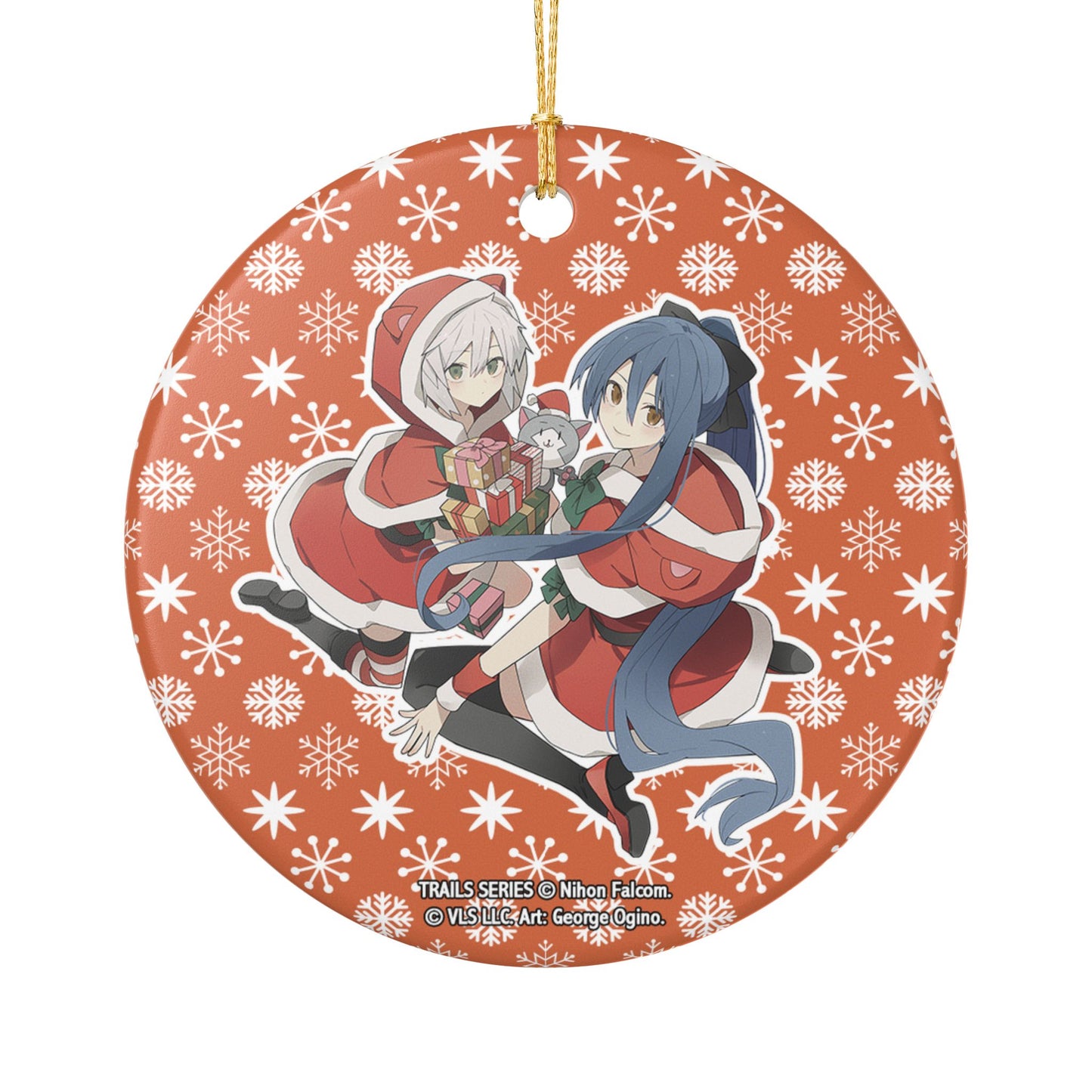 The Legend of Heroes: Trails of Cold Steel Officially Licensed Christmas Ornament — Fie Clausell and Laura S. Arseid