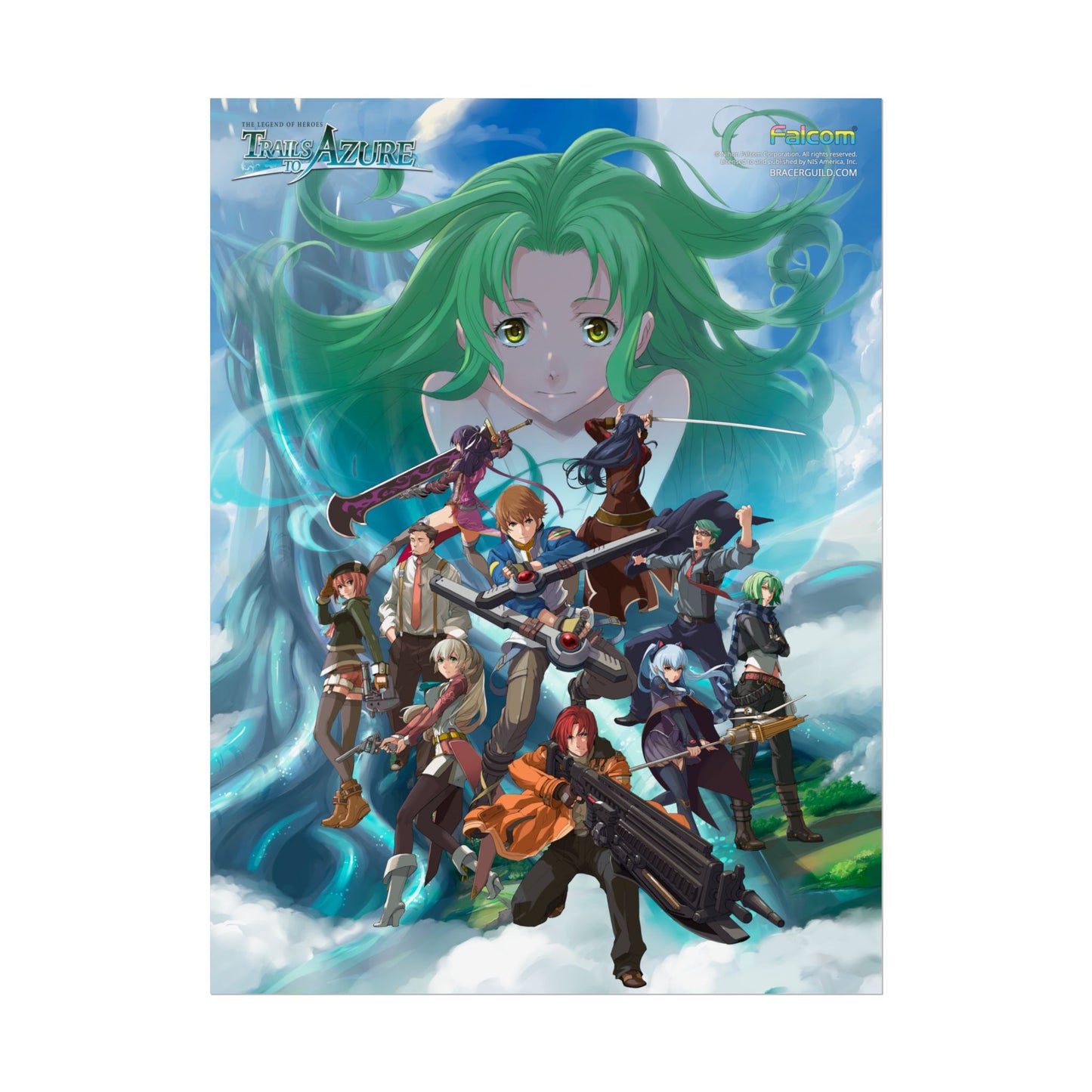 The Legend of Heroes: Trails to Azure -  Key Art - Officially Licensed Premium Art Print