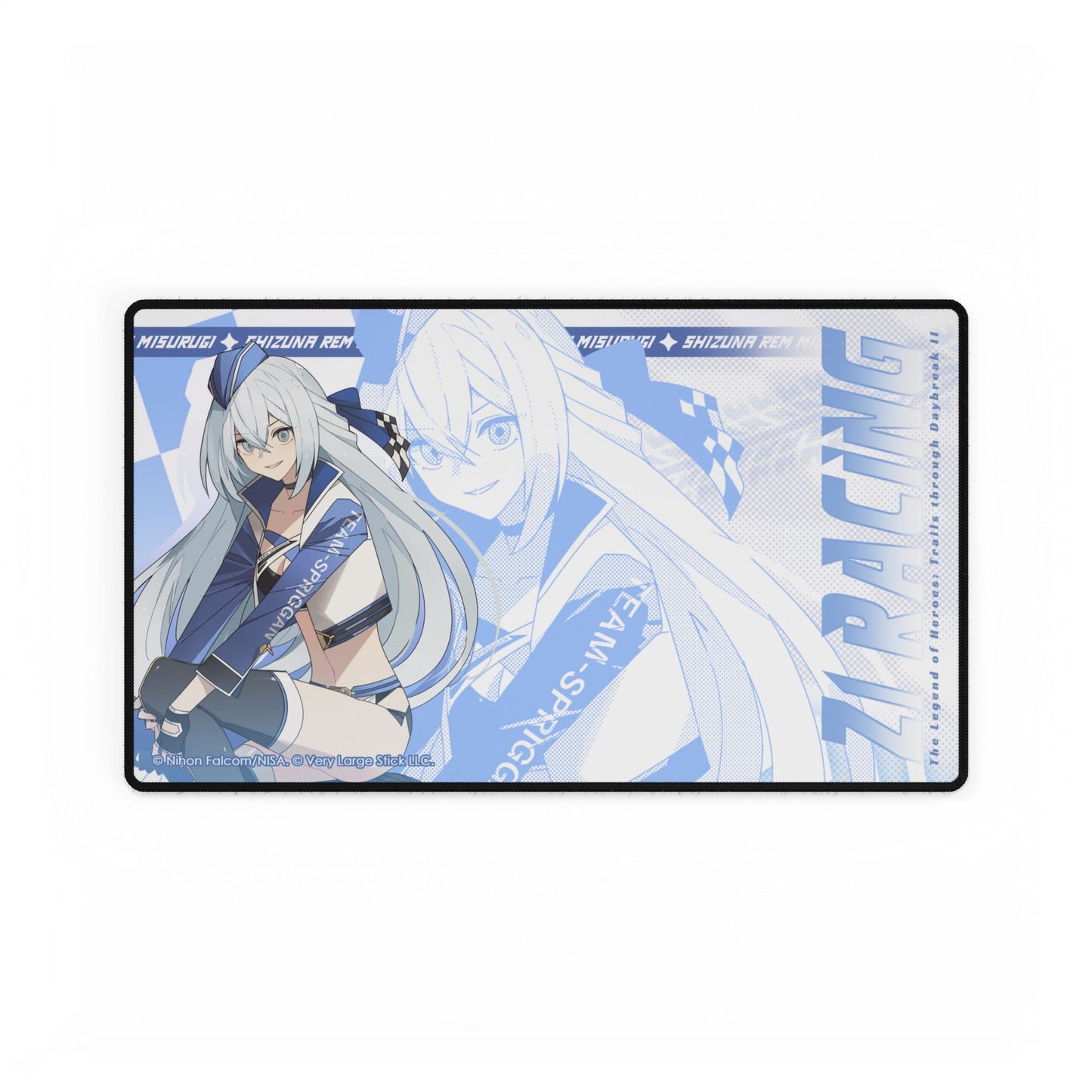 The Legend of Heroes: Trails through Daybreak II Officially Licensed 23.6" x 13.8" Rubber Desk Mat-- Shizuna Rem Misurugi Z1 Outfit