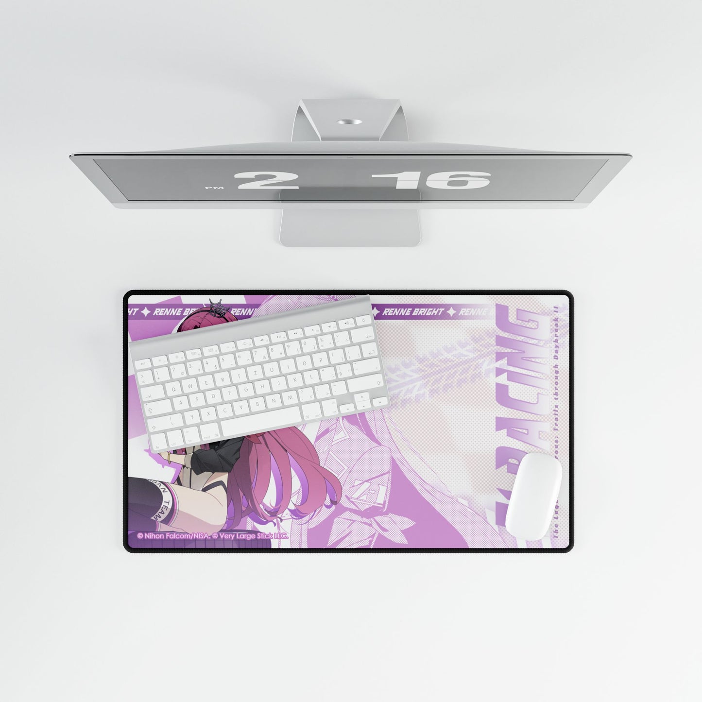 The Legend of Heroes: Trails through Daybreak II Officially Licensed 23.6" x 13.8" Rubber Desk Mat-- Renne Bright Z1 Outfit