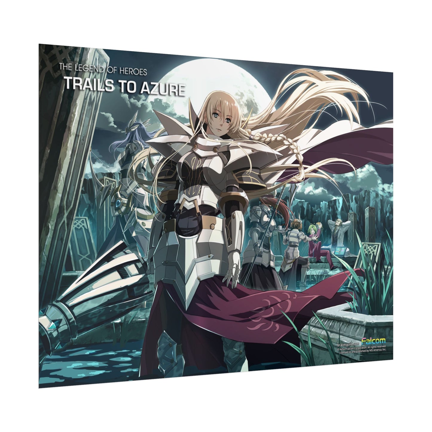 The Legend of Heroes: Trails to Azure -  The Maiden Under the Moon's Light - Officially Licensed Premium Art Print