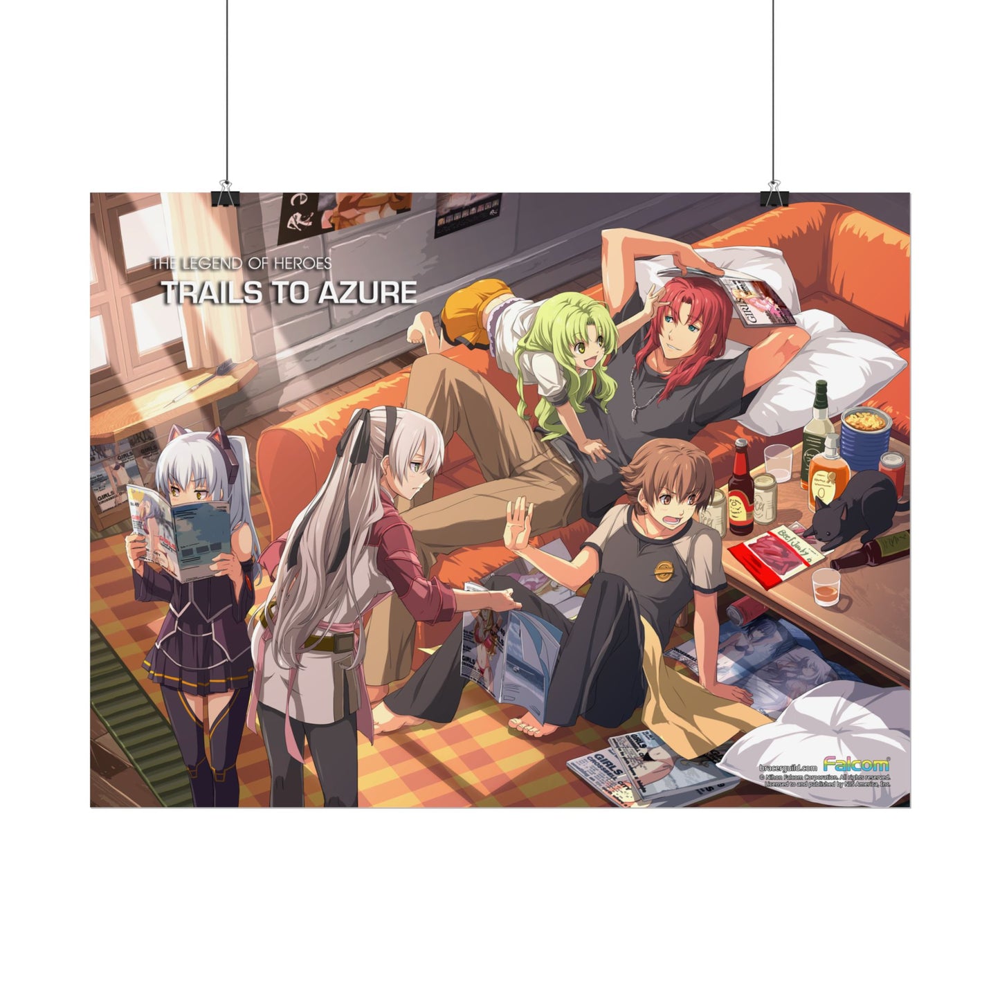 The Legend of Heroes: Trails to Azure -  A Warning Against Pulling All Nighters On The Weekend - Officially Licensed Premium Art Print