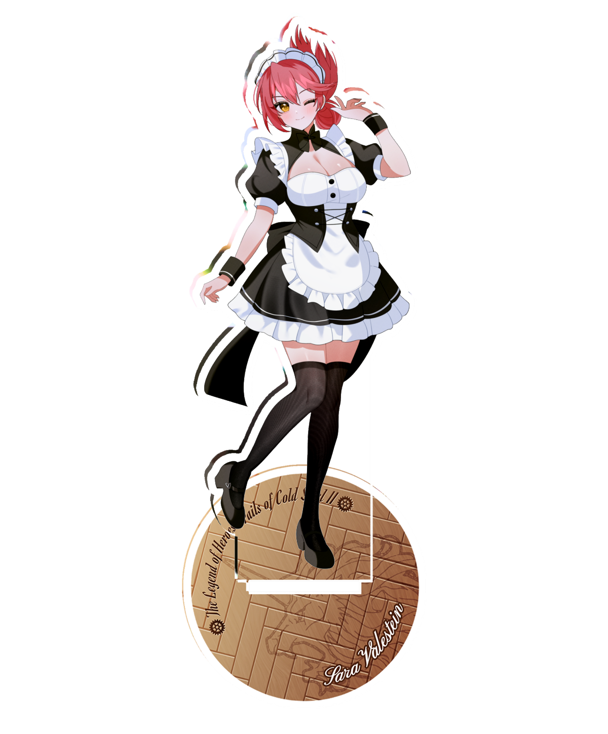 (BACK-ORDER) The Legend of Heroes: Trails of Cold Steel II Officially Licensed Sara Valestein Maid Standee