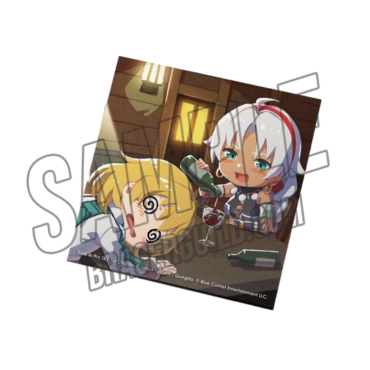 Trails in the Sky 1st Chapter Official Chibi Olivier Lenheim and Scherazard Harvey Drinking Coaster