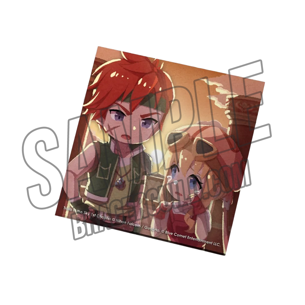 Trails in the Sky 1st Chapter Official Chibi Agate Crosner and Tita Russell Coaster