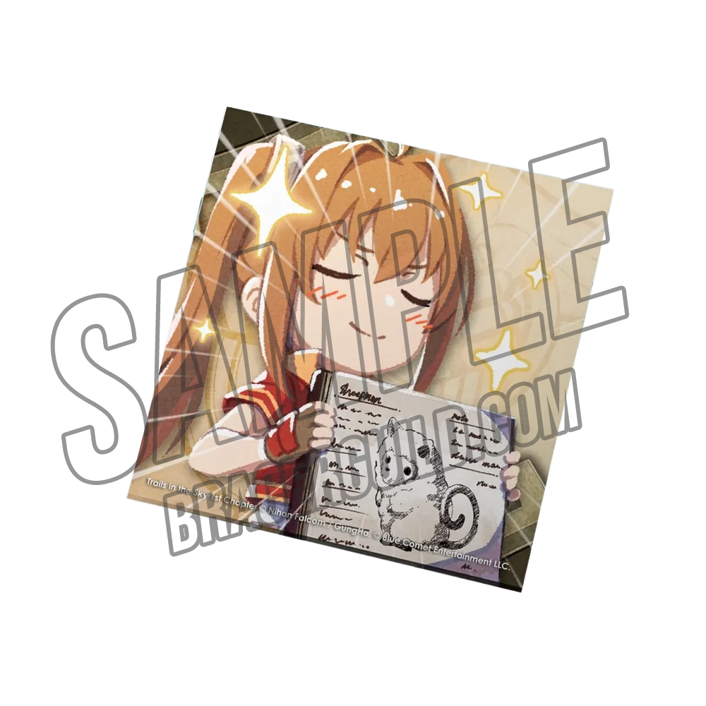 Trails in the Sky 1st Chapter Official Chibi Estelle Bright Journaling Coaster