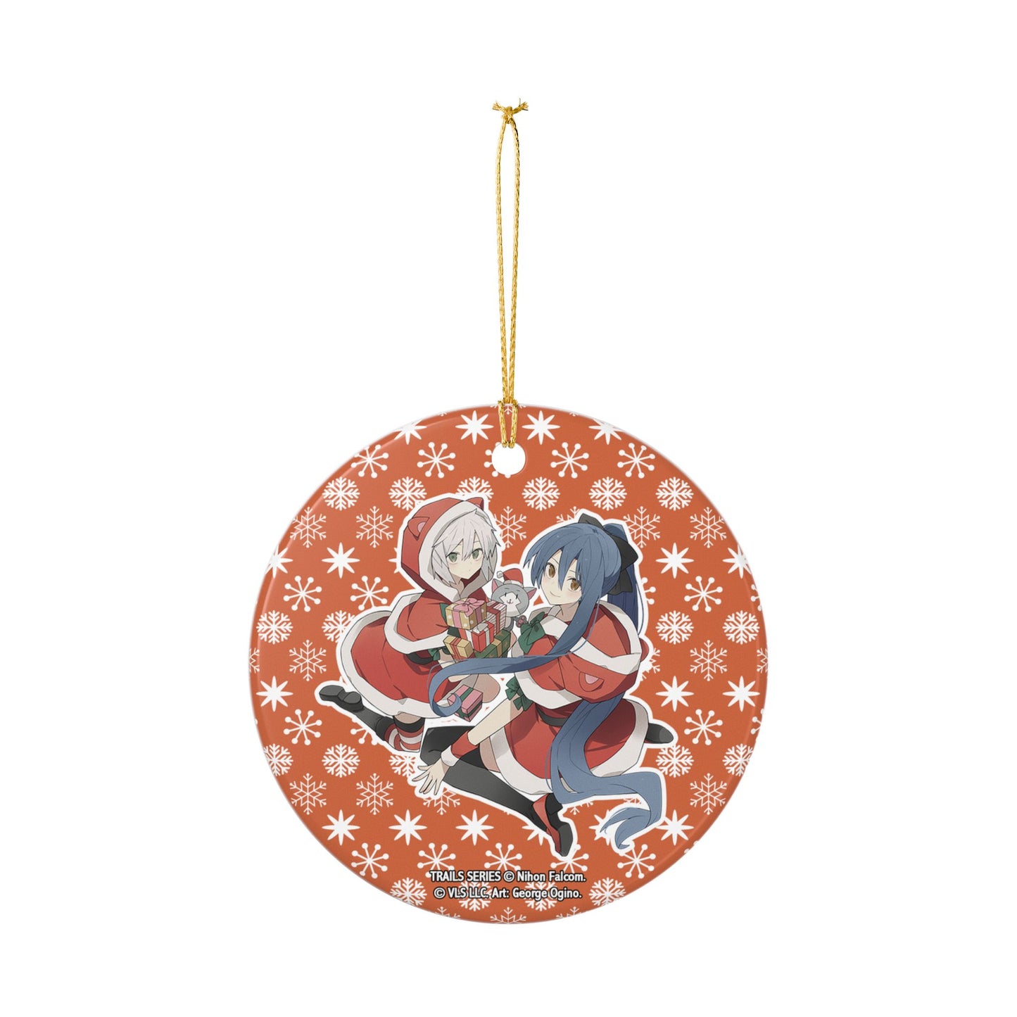 The Legend of Heroes: Trails of Cold Steel Officially Licensed Christmas Ornament — Fie Clausell and Laura S. Arseid