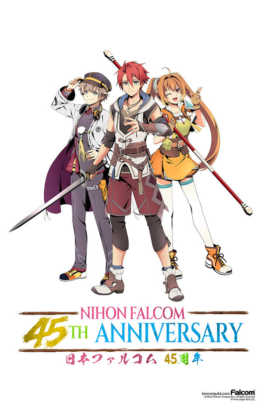 Nihon Falcom 45th Anniversary Key Art 11x17" Art Print