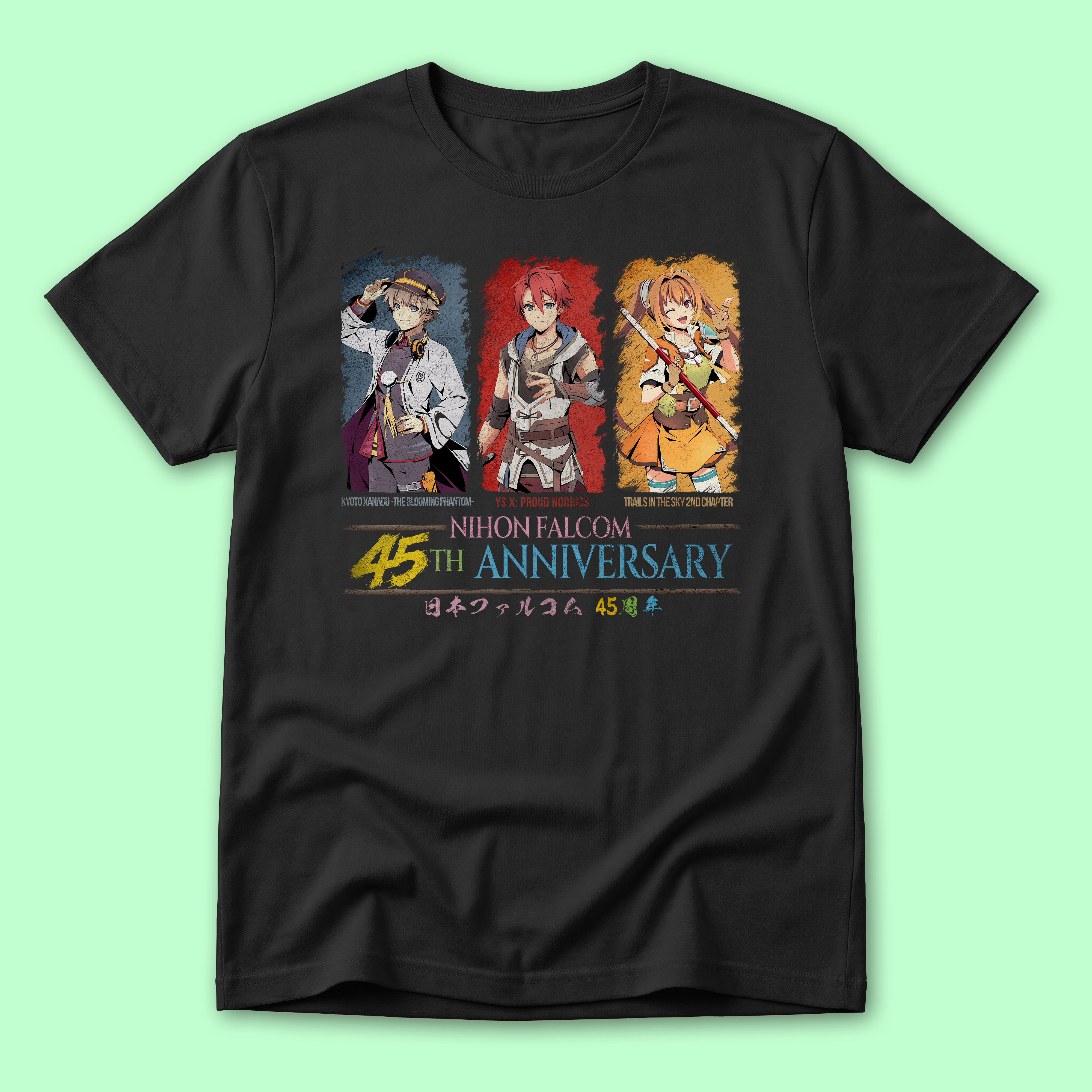 Nihon Falcom 45th Anniversary - Key Art Trio